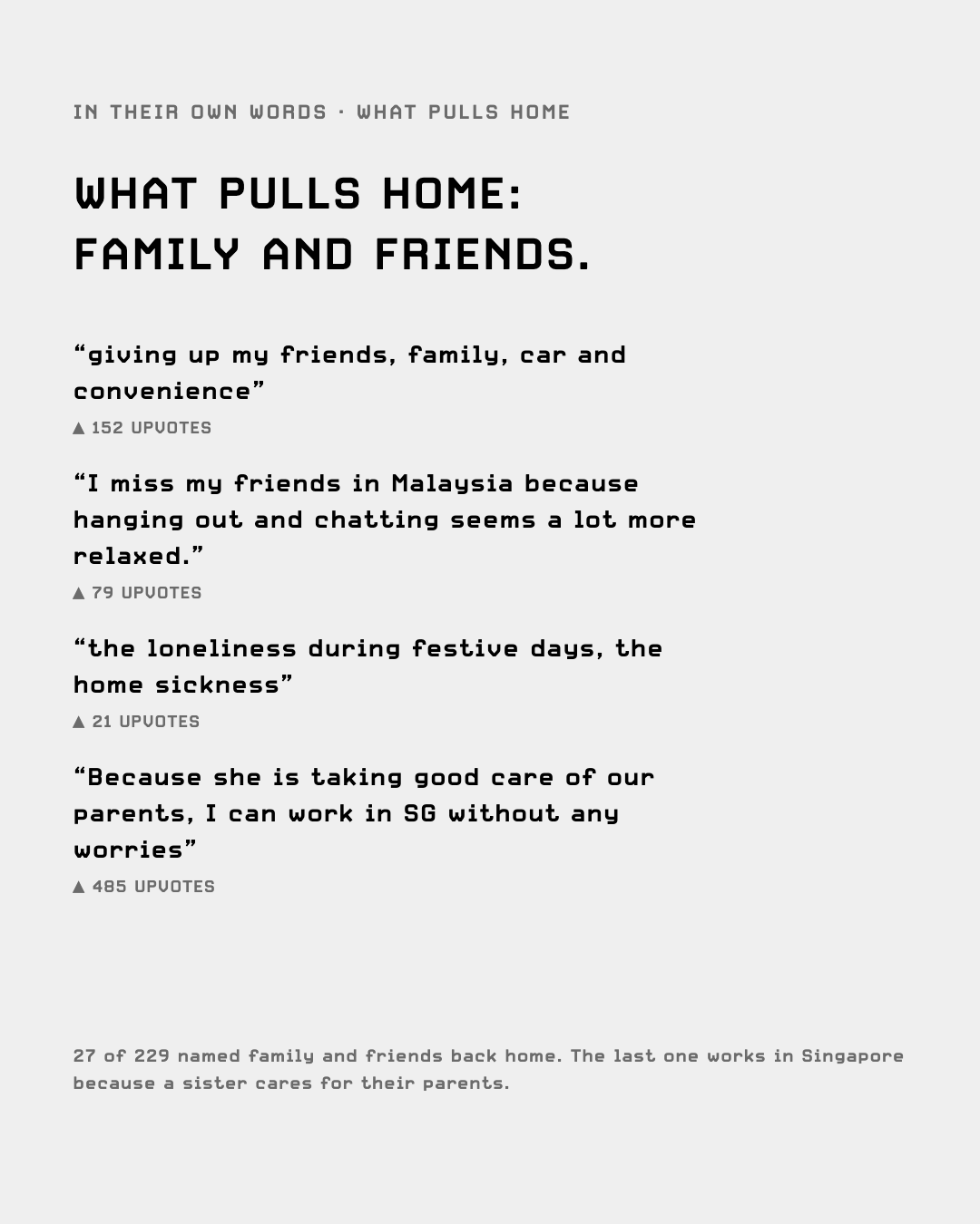 Quotes: what pulls home